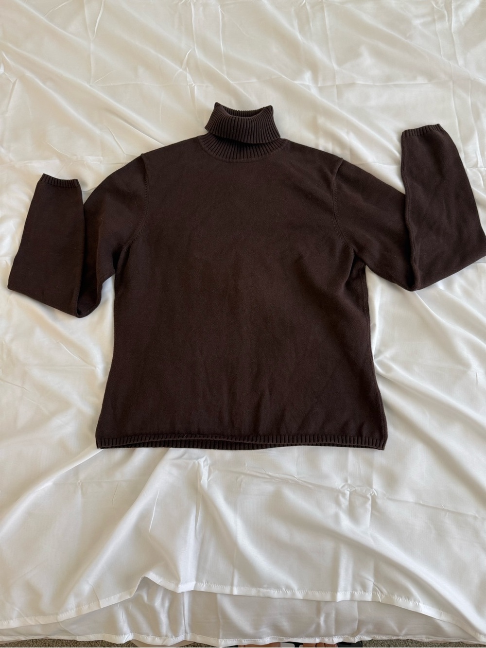 Talbots Dark Brown Turtleneck Sweater